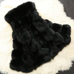 Luxury Faux Fur Vests Coat 