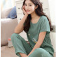 Cotton Short Sleeve Print Pajamas (Sizes XL - 4XL)