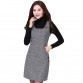 Autumn & Winter Slim Woolen Office Dress  LH523