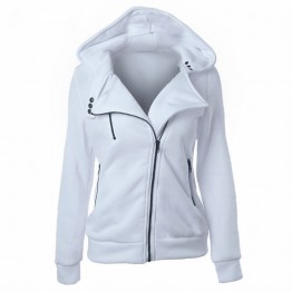 AZULINA Long Sleeve Zipper & Hooded Jacket