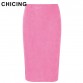 CHICING High Street Suede Pencil Mini Skirt A1609022 (Sizes S - XL)