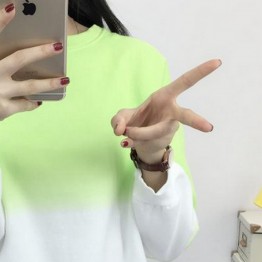 Long Sleeve Gradual Color Change Sweatshirt (Sizes M-XXL)