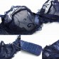 Embroidered 2 Pc Lace Lingerie Bra & Brief 