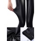 Faux Leather Stretchy Push Up	Leggings 