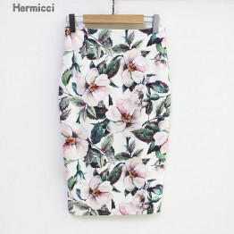 Hermicci Summer Style Floral Print Mini Skirt