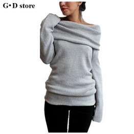 Long Sleeve Pullover Knit Sweater