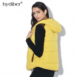 Hydiber Slim Velvet Hooded Vest Jacket (Sizes M - 3XL)