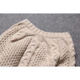 Handmade Crochet Knit Sweater & Long Skirt 2 Pc Sets
