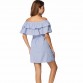 Anself Ruffles Off Shoulder Summer Mini Dress