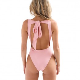 Anself Sexy Sleeveless Backless Bodysuit