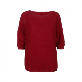 Tissarlg Fashion Long-Sleeve Knitted Pullover Sweater