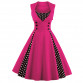 50s & 60s Retro Vintage Sleeveless Rockabilly Swing Party Dress
