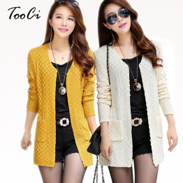 Long Thin Knitted Cardigan